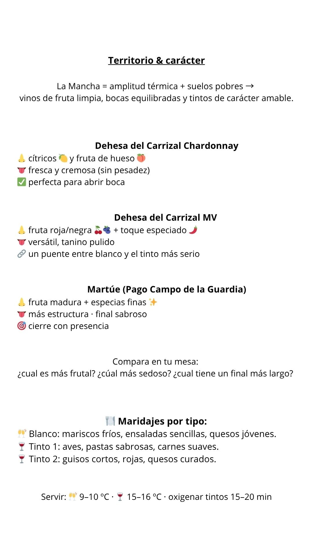 Cata -  Trilogía la Mancha